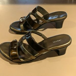 Copper brown sandals